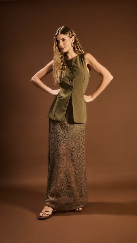 Saia Capri Renda - comprar online
