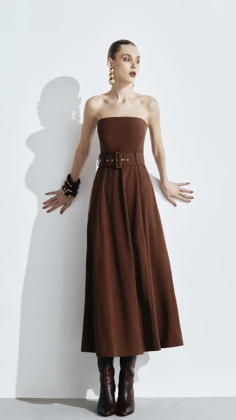 Vestido Nat Marrom - comprar online