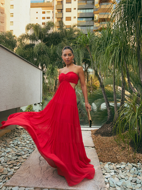Vestido Mia Vermelho