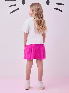 VESTIDO HELLO KITTY COM TULE PEROLA na internet