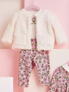 Casaco de Pelo Off White Momi - loja online
