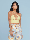 Cropped Alfaiataria Amarelo Authoria