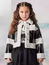 Jaqueta Fake Leather com Pelo Animê