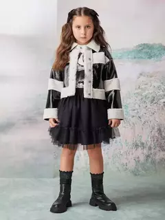 Jaqueta Fake Leather com Pelo Animê - loja online