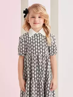 Vestido Jacquard Corações Momi - loja online