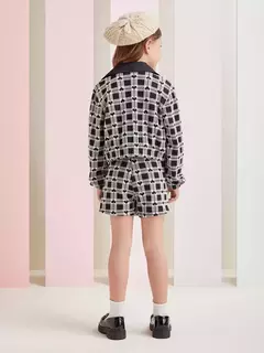 Jaqueta Jacquard de Corações Momi na internet