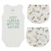CONJUNTO BODY REGATA COM COBRE FRALDAS SUED MINI & CO
