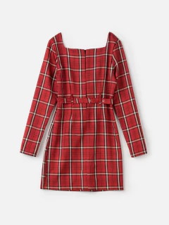 VESTIDO XADREZ VERM I AM AUTHORIA - comprar online