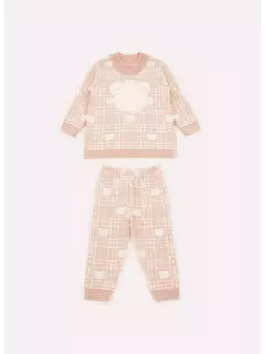 Conjunto Tricot Xadrez Rosa Dolce Pituchinhus - comprar online