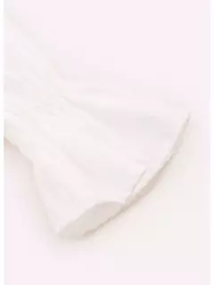 Blusa Cotton Manga e Gola Algodão Preto Pituchinhus