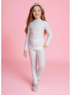 Blusa Básica Tricot Sem Costura Canelada Pituchinhus - comprar online
