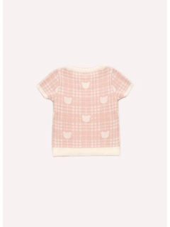 Blusa Tricot Xadrex Ursinha Cristal Pituchinhus na internet