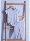 CONJUNTO BODY E CALÇA COTTON PIMA PITUCHINHUS FOR BOYS
