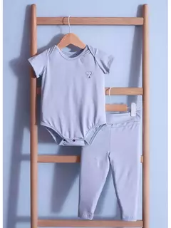 CONJUNTO BODY E CALÇA COTTON PIMA PITUCHINHUS FOR BOYS