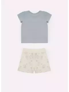 CONJUNTO BLUSA COTTON PIMA E BERMUDA MOLETOM PITUCHINHUS FOR BOYS na internet