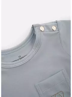 Imagem do CONJUNTO BLUSA COTTON PIMA E BERMUDA MOLETOM PITUCHINHUS FOR BOYS
