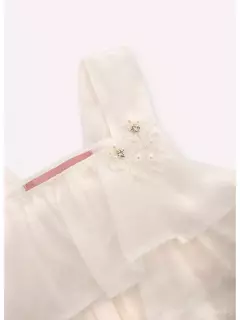 BLUSA ALGODÃO BABADOS BRODERI GUIPIR BORDADO PITUCHINHUS - loja online