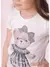 Blusa Ribana Ursinhas Cristais Off White na internet