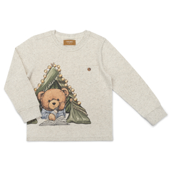 Camiseta Manga Longa Urso Cabana Dame