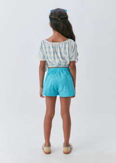 CONJUNTO BLUSA CROPPED COM SHORT BEABÁ - comprar online