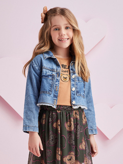 Imagem do Jaqueta Jeans Com Strass Momi