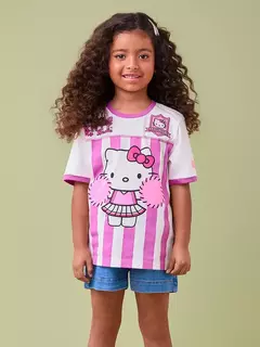 BLUSA HELLO KITTY LISTRAS PEROLA - comprar online