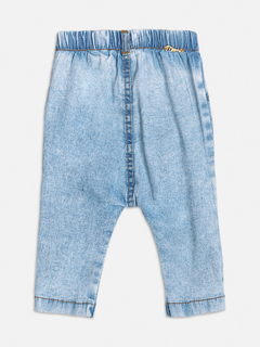 CALÇA JEANS BEBÊ COM ABERTURA MOMI - comprar online