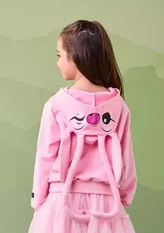 CASACO ANGEL CAPUZ E ORELHAS ROSA BLOSSOM na internet
