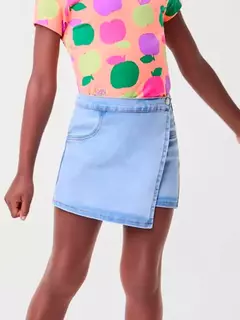 SHORTS SAIA TRANSPASSADO JEANS - comprar online