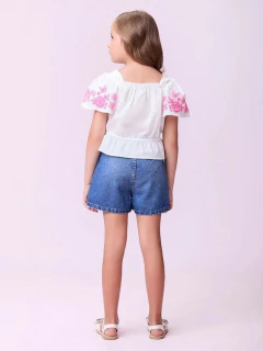 Blusa Estampa Flores Momi na internet