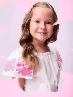 Imagem do Blusa Estampa Flores Momi
