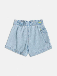 Shorts Jeans Com Bolso Cargo Momi - loja online