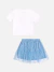 CONJUNTO DAISY BLUSA E SAIA - Bolhinhas de Sabão