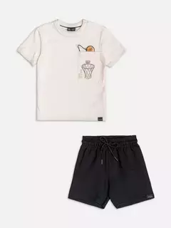 Conjunto Com Estampa de Basquete Youccie - comprar online
