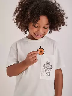 Conjunto Com Estampa de Basquete Youccie na internet