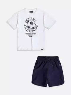 Conjunto T-shirt bola e bermuda Youccie na internet