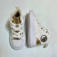 Tênis Branco e Dourado Pampili - comprar online
