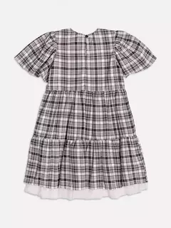 Vestido Xadrez Momi - Bolhinhas de Sabão