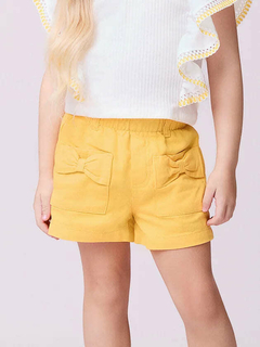 SHORTS COM BOLSO E LAÇO MOMI