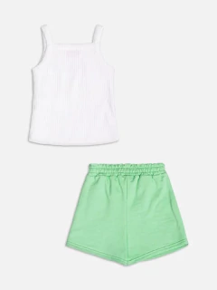 CONJUNTO BLUSA COM SHORTS MOMI - Bolhinhas de Sabão