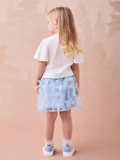 CONJUNTO BLUSA E SAIA BORBOLETAS na internet