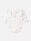 Body com Babado Off White Animê