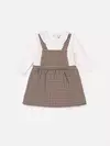 Vestido Xadrez com Body Animê