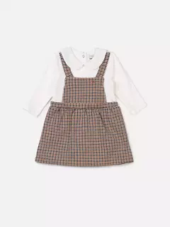 Vestido Xadrez com Body Animê