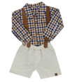 CONJUNTO CAMISA COM SHORTS COM SUSPENSORIO GROW UP