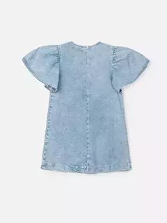 VESTIDO MINNIE JEANS ANIMÊ - Bolhinhas de Sabão