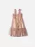 VESTIDO INFANTIL DOURADO DE PAETÊ - Bolhinhas de Sabão