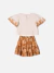 CONJUNTO BLUSA SAIA BEGE VANILLA - comprar online