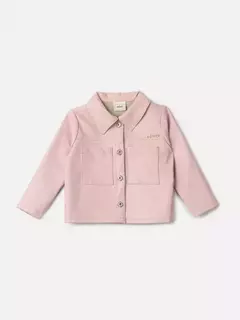 Jaqueta Fake Leather Rosa Animê - comprar online