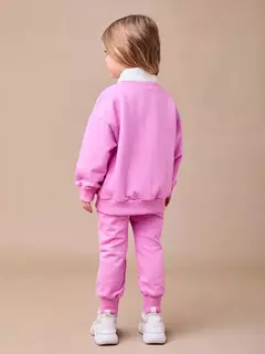 CONJUNTO CASACO E CALCA ANIME 01 ROSA ROCK ROSE na internet